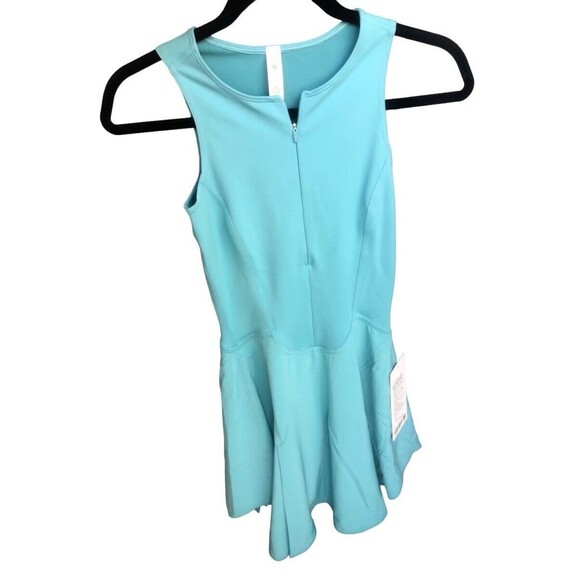 Lululemon Women's Everlux Short Lined Tennis Tank Dress Size 2 Color Teal Blue - Picture 1 of 6